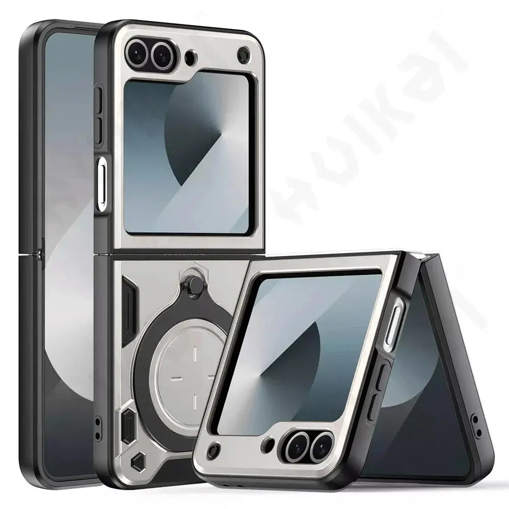 Galaxy Z Flip Durable Magnetic Ring Shockproof Case for Ultimate Protection